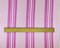 Lilac Purple Poly Stretch Vertical Stripe Print DB Jersey Knit Fabric By the Yard